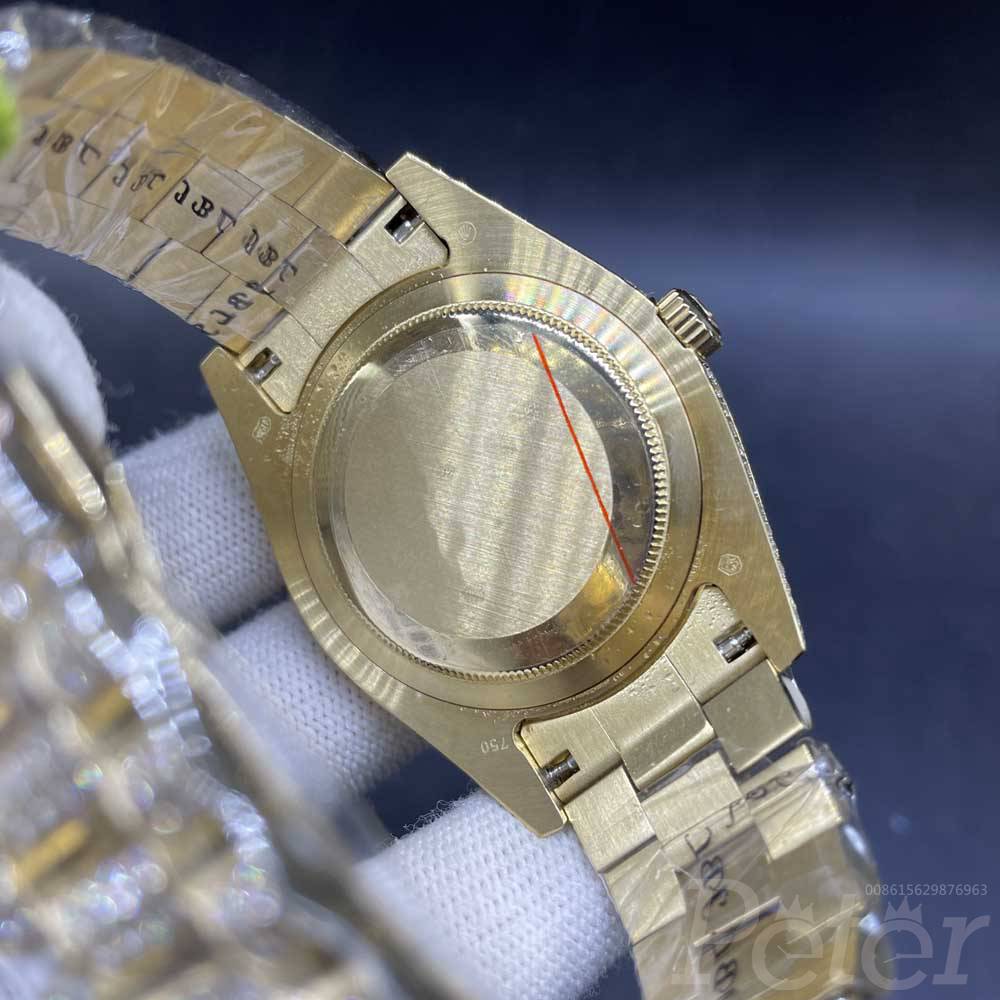DayDate 41mm diamonds gold case Roman numbers AAA automatic 2813 ...